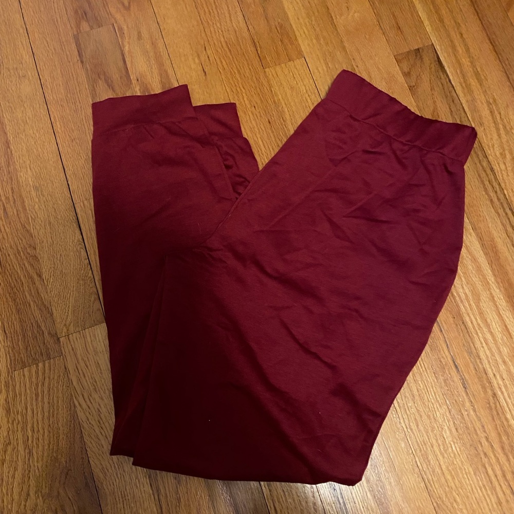 Red Distressed Hoodie with Drawstring - Picture 8 of 9